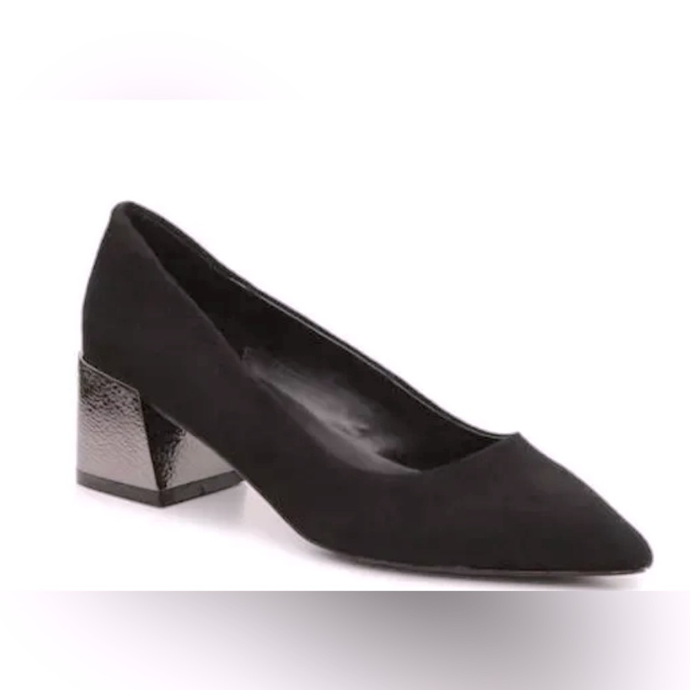Bleecker & Bond Yasmine Suede Block Heel Pumps